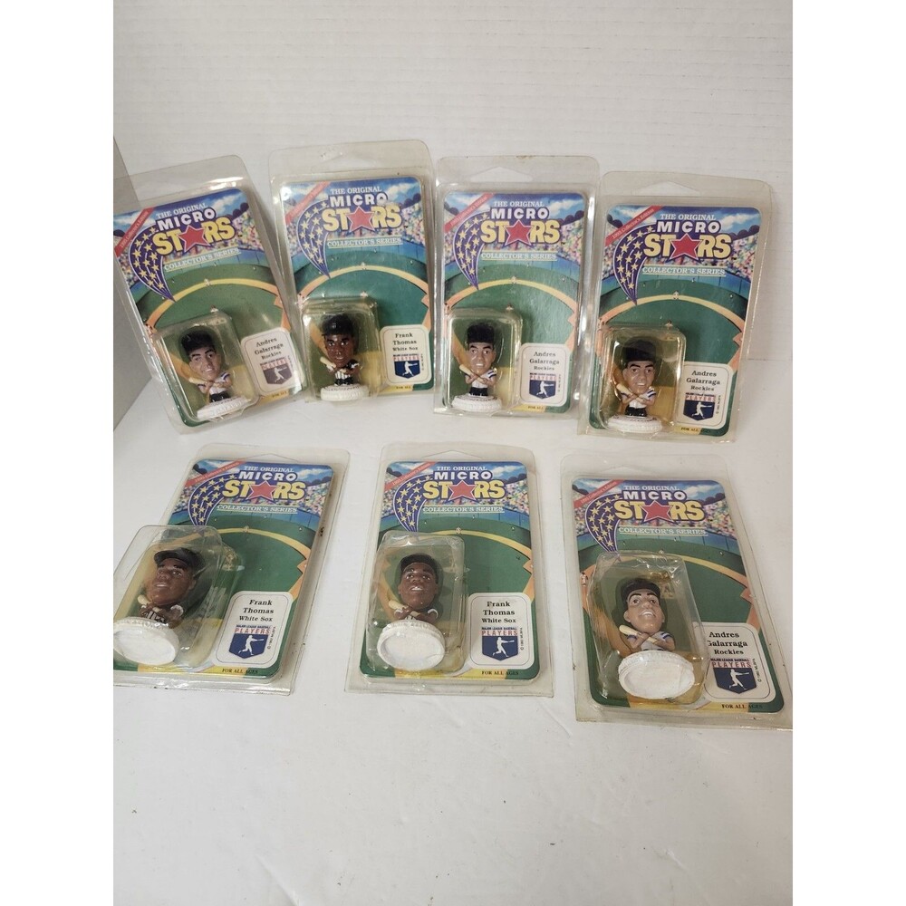 Lot Of 7 Micro Stars Baseball Mini Figures